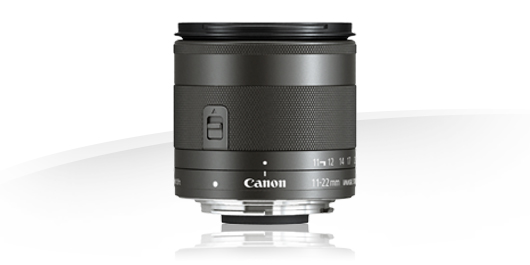 Canon Objectif EF-M 11-22 mm f//4-5.6 IS STM 18 mm Noir
